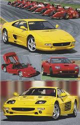 Poster - Ferrari composite Enmarcado de laminas